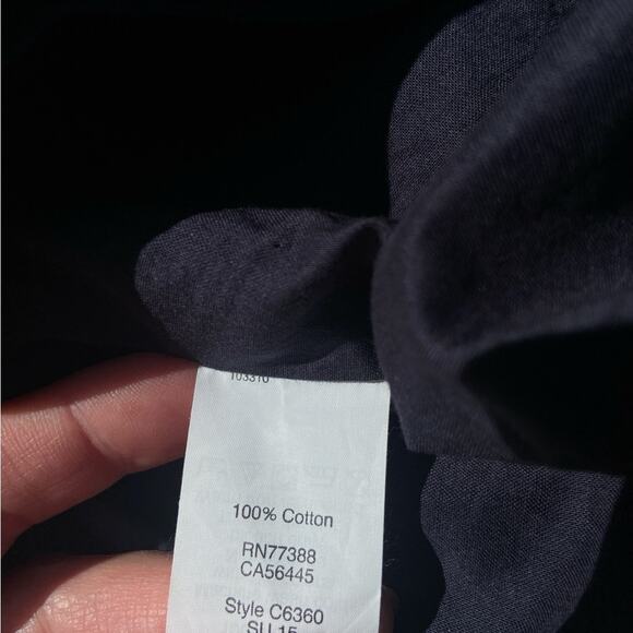 Madewell C6360 Navy Blue Cutout Sleeveless Sundress Size 4 - Picture 9 of 9